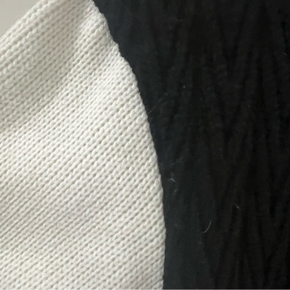 Tibi Wool cableknit wool blend bomber sweater jacket - Picture 4 of 8